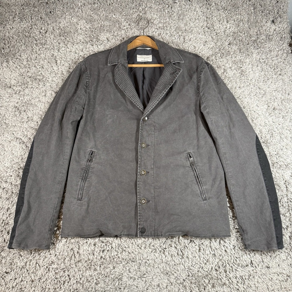 Rag & Bone Tailored‎ Workwear Twill Chore Charcoal Grey Size 40 Made In USA